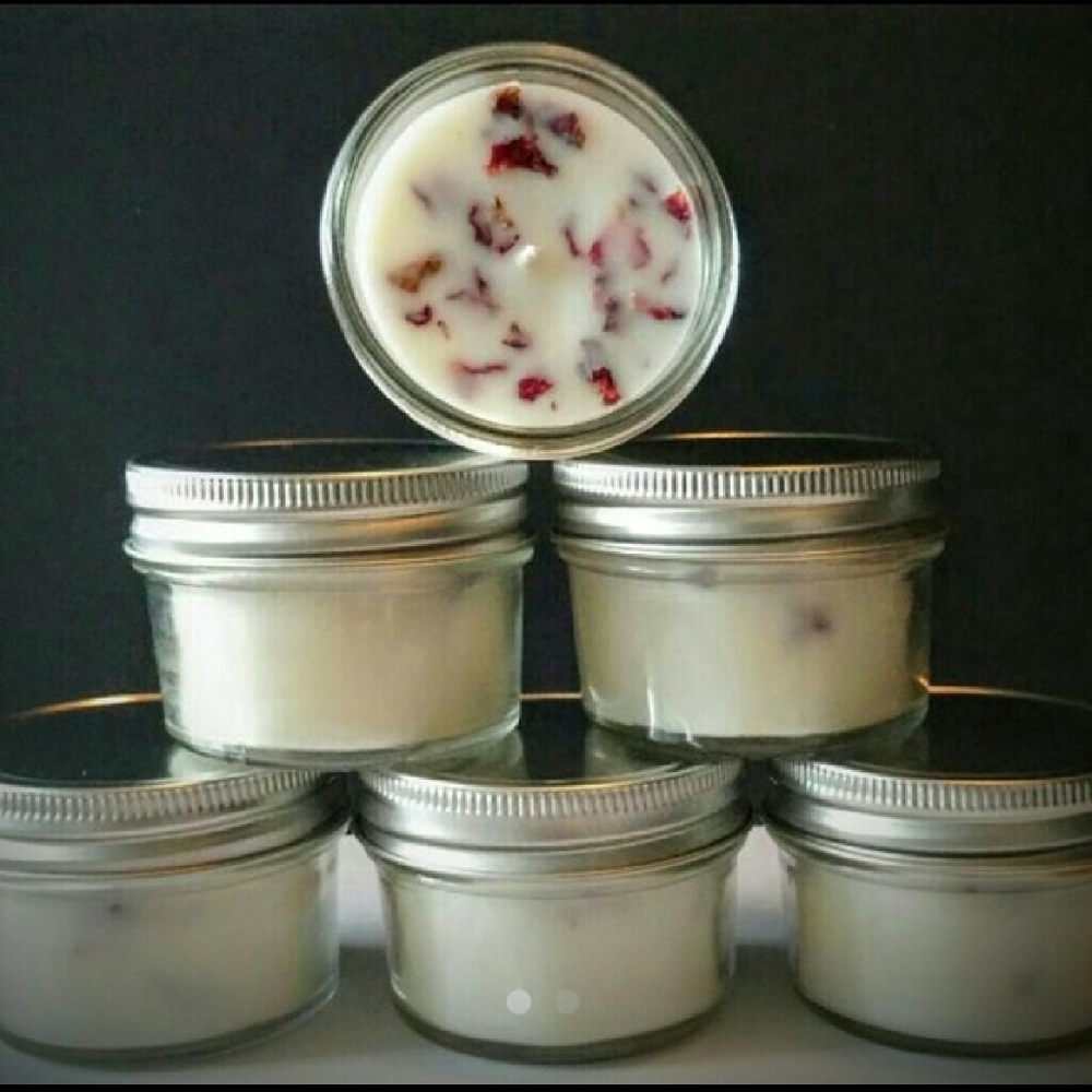 Set of 6, Soy Wax Handmade Candles